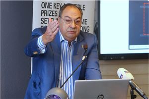 Energy expert Roudi Baroudi launches new study on Lebanon Cyprus border deal at NDU 1